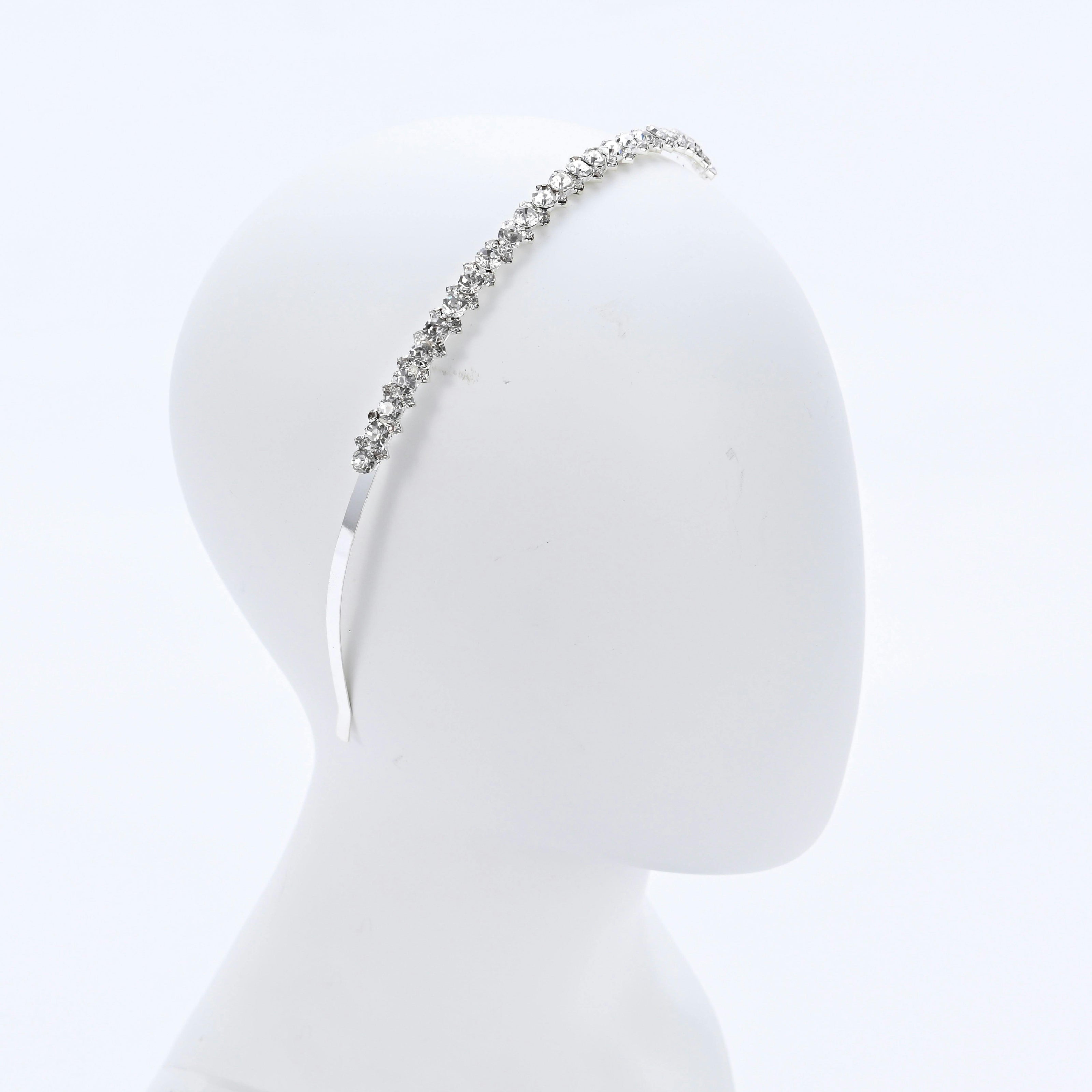 Silver Crystal Headband