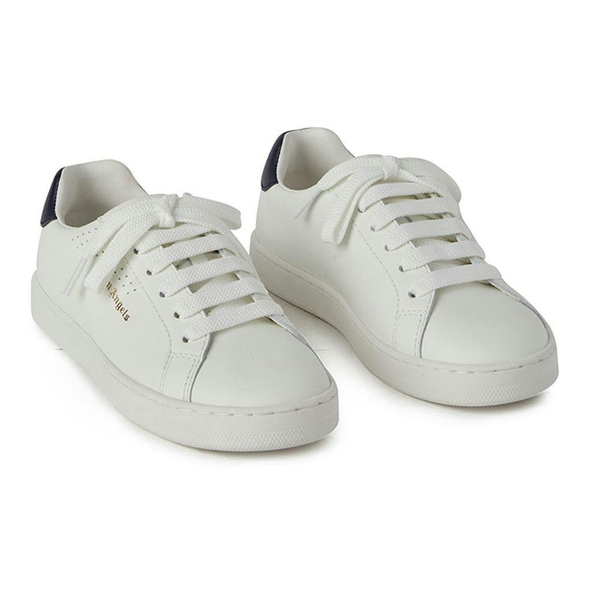 White, Navy Sneakers