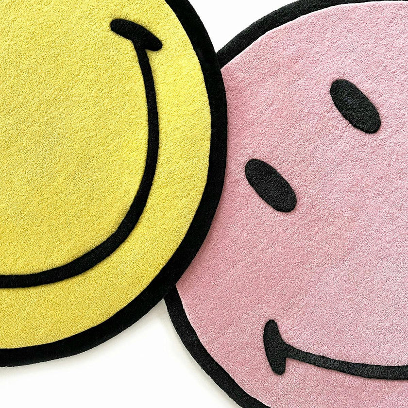 Round Smiley Rug