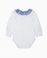 Baby Long Sleeved Willow Body in Blue Mitsi Valeria