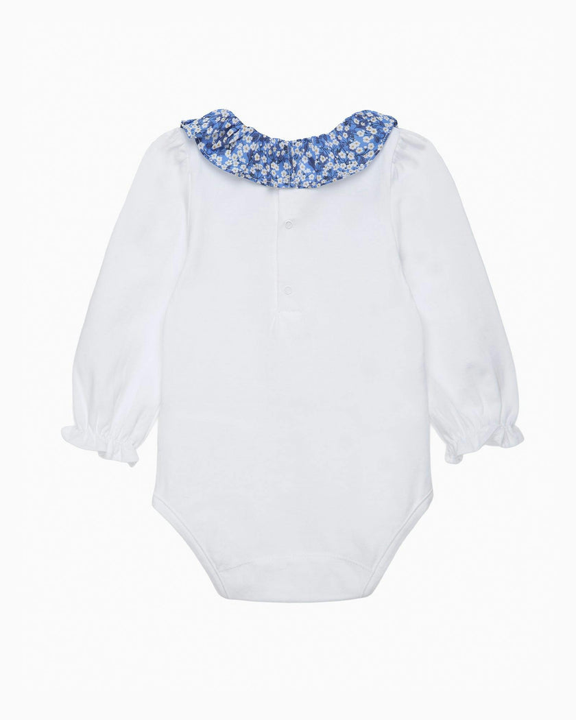 Baby Long Sleeved Willow Body in Blue Mitsi Valeria
