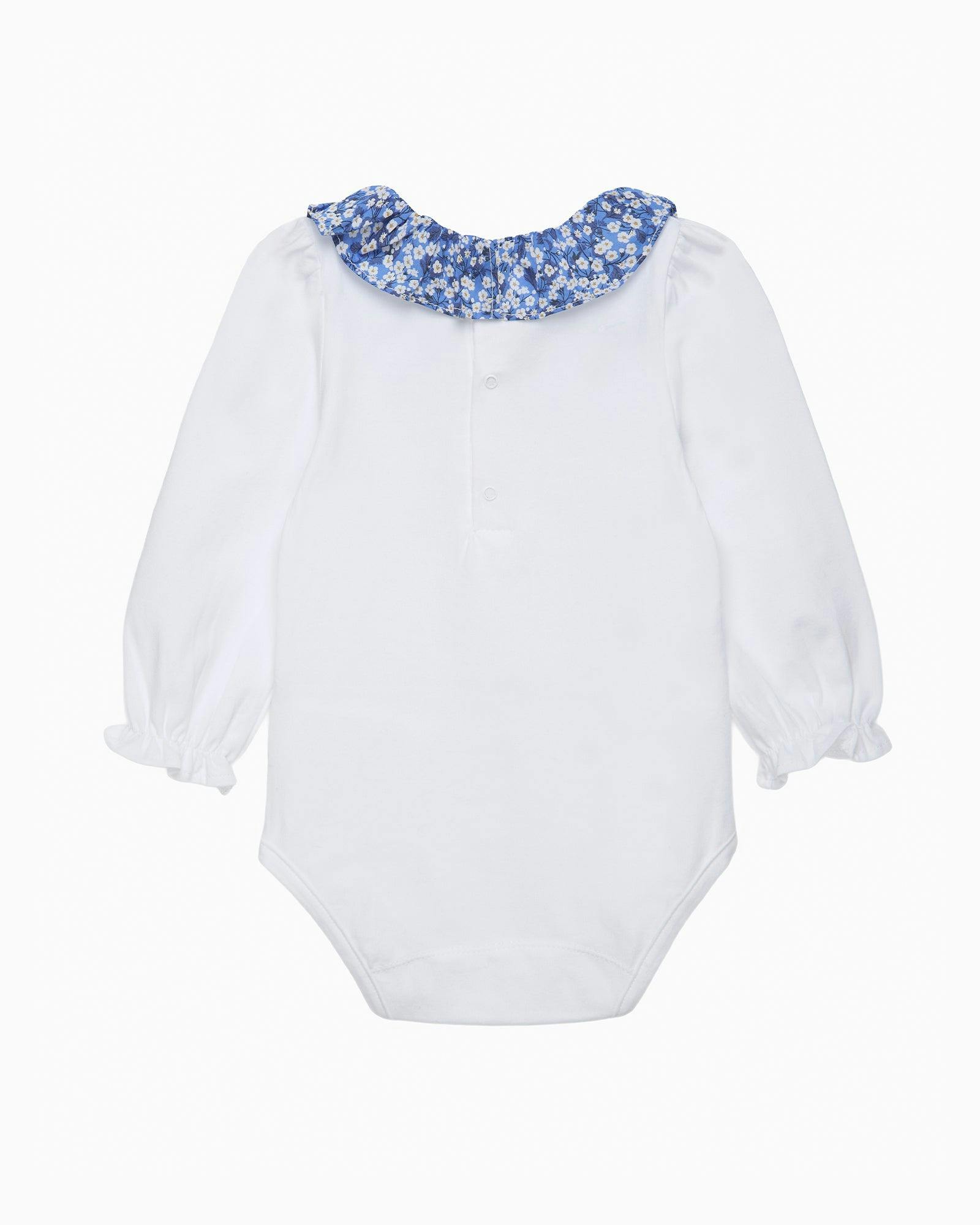 Baby Long Sleeved Willow Body in Blue Mitsi Valeria