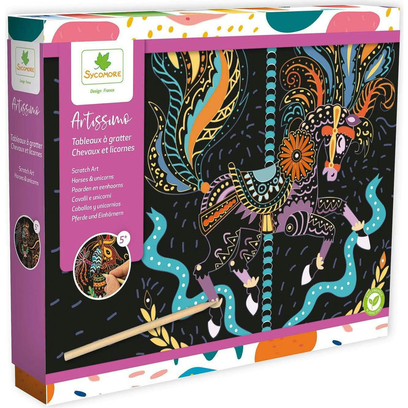 Artissimo - Scratch Art - Horses And Unicorns - 5y+