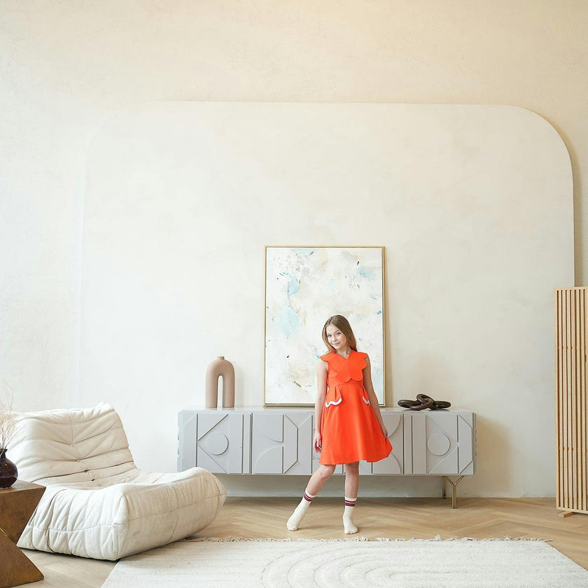 Colette Dress, Orange