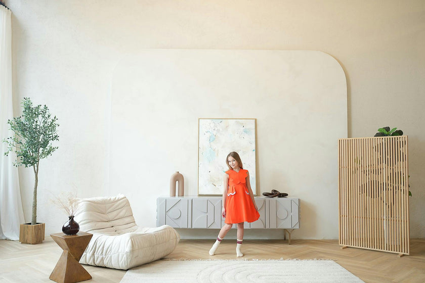 Colette Dress, Orange