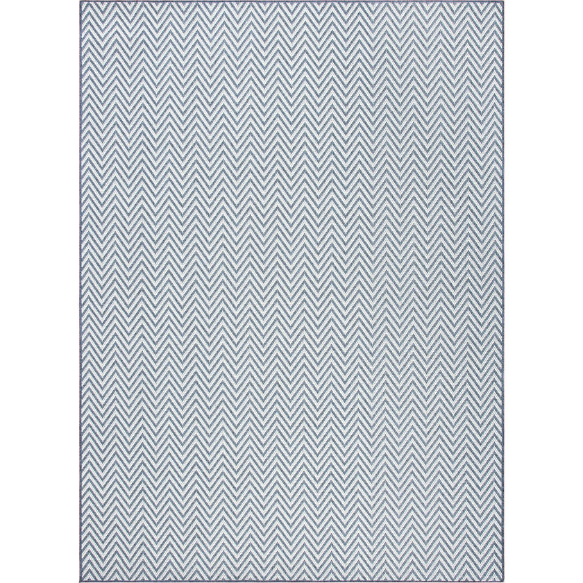 Bermuda Vera Indoor/Outdoor Rug, Blue/cream