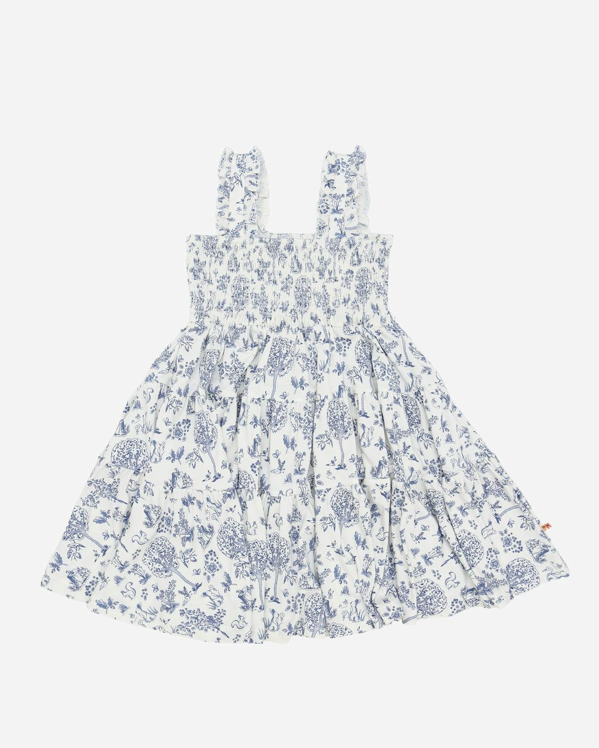 Bamboo Ruffle Strap Dress