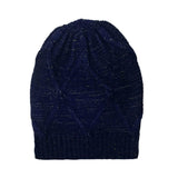Diamond Lurex Knit Hat (Snap On Pom Sold Separately)