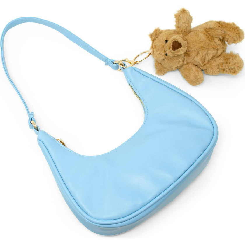 Teddy Charm Shoulder Handbag