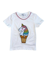 Rhinestone Gem Crew Neck Tee