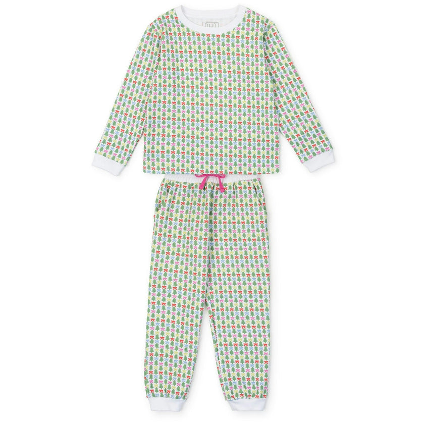 Edie Girls' Sweatshirt Pant Set - Tree Topper Bows
