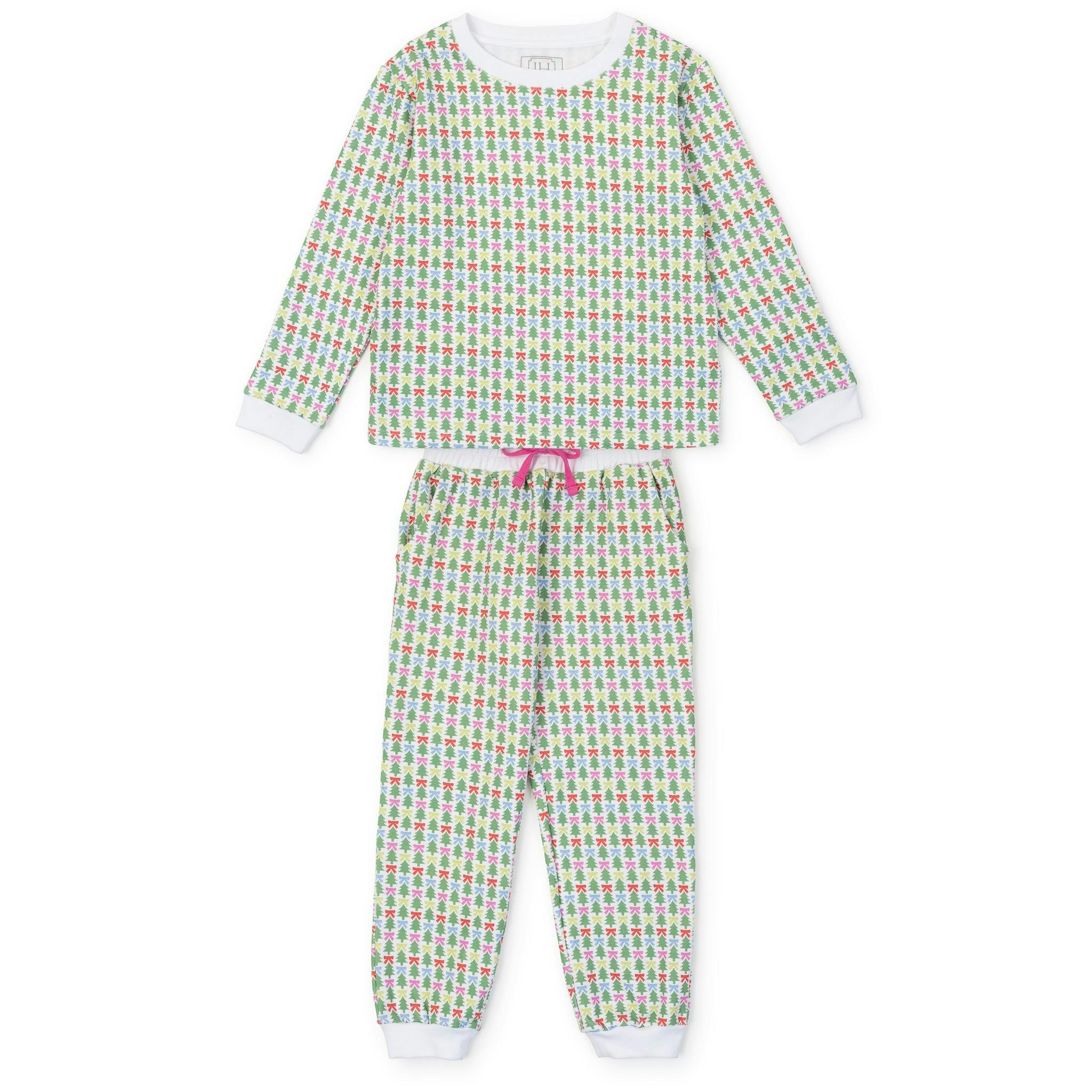 Edie Girls' Sweatshirt Pant Set - Tree Topper Bows