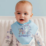 4 Pack Baby Bandana Bibs - Monsters, Inc. Medley