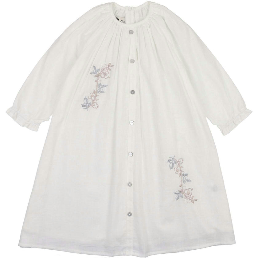 Delicate Floral 3/4 Sleeve Dress