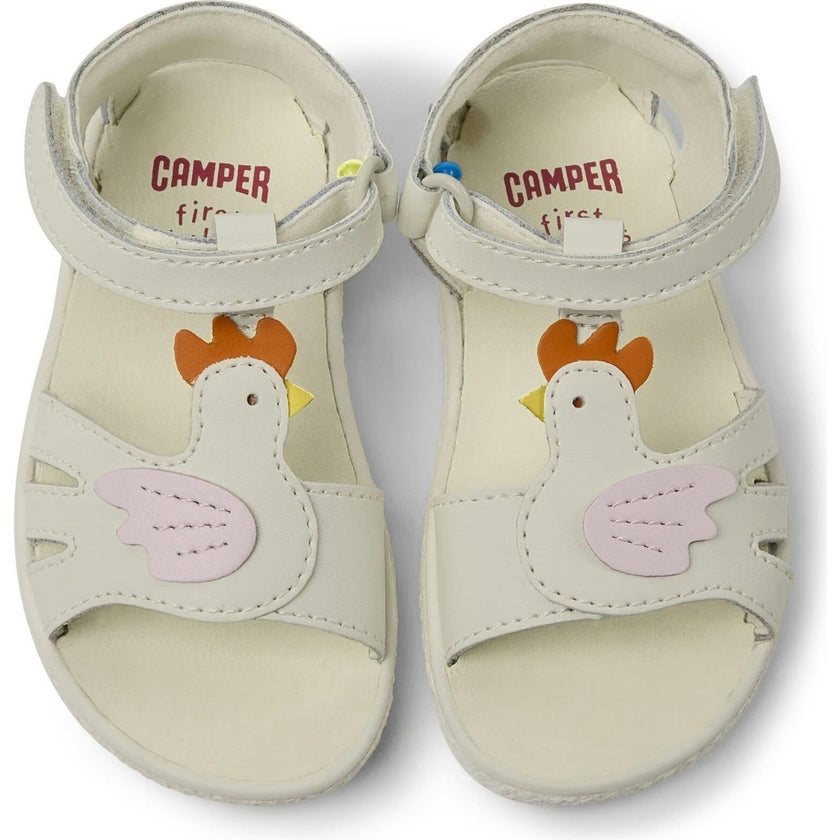 Miko First Walker Sandals, White
