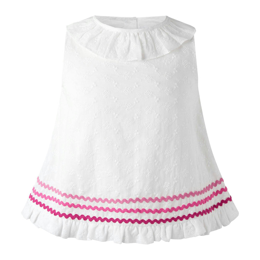 Eyelet Ric Rac Short Set
