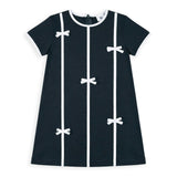 Knit Dress with Bows