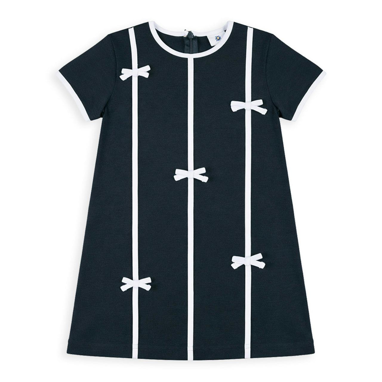 Knit Dress with Bows