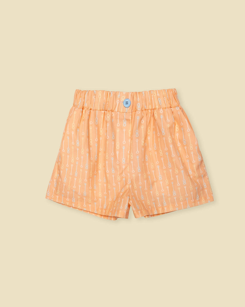 Organic Avenue Shorts in Creamsicle Wand
