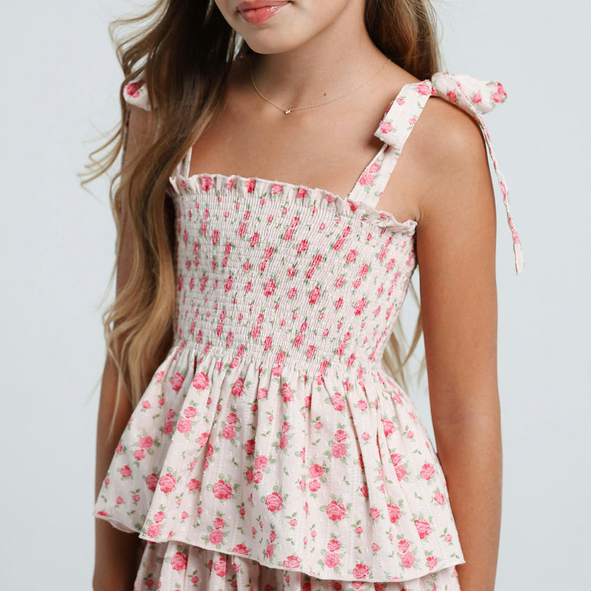 Gigi Top in Petite Rose