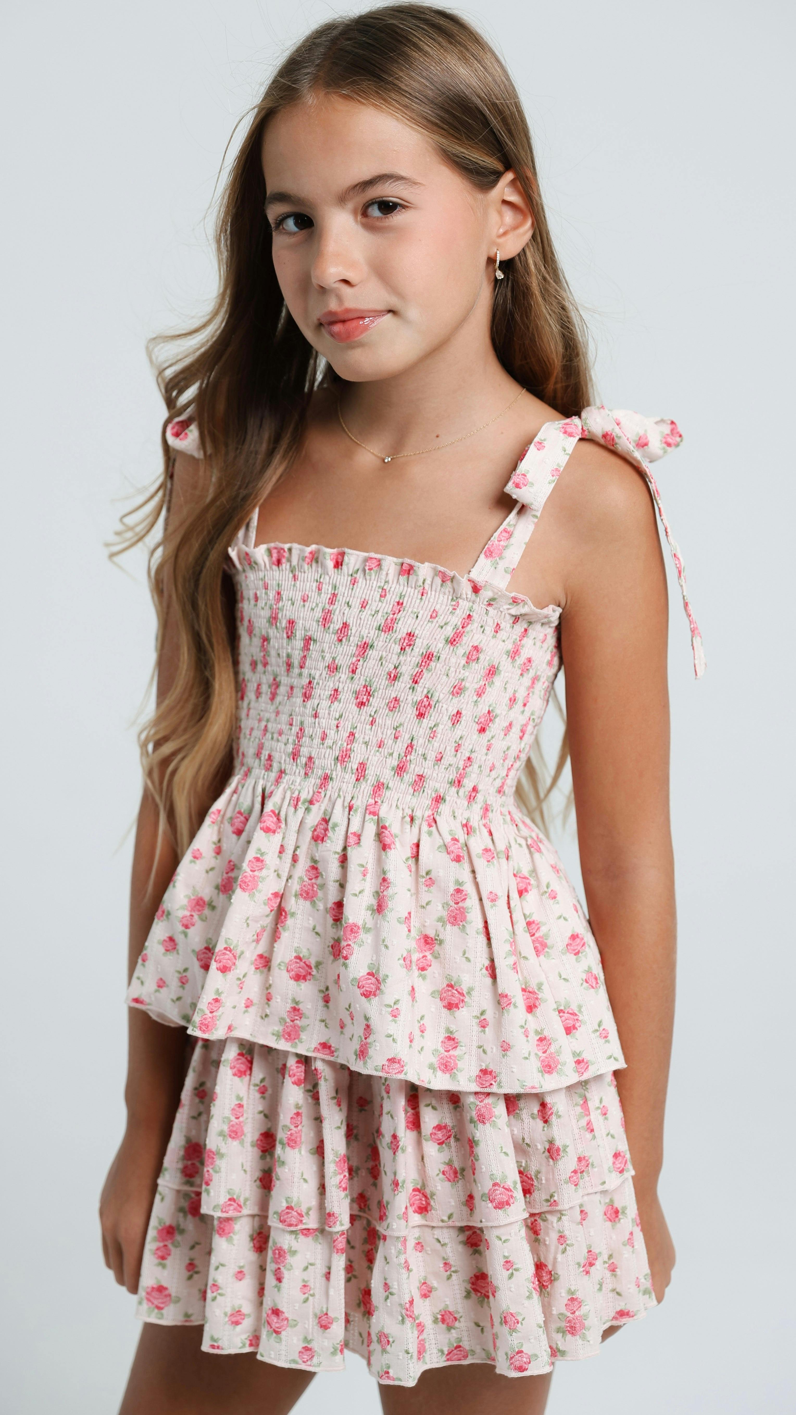 Gigi Skirt in Petite Rose