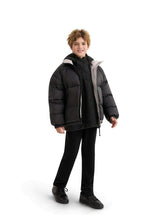 Black Quilted Puffer Jacket