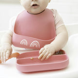 Chasing Rainbows Little Bites Narrow Bib