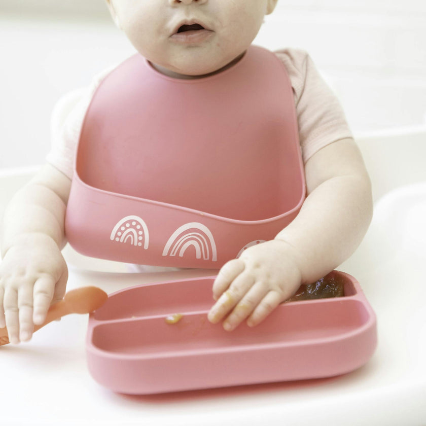 Chasing Rainbows Little Bites Narrow Bib