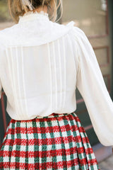 Constance Blouse in Ivory