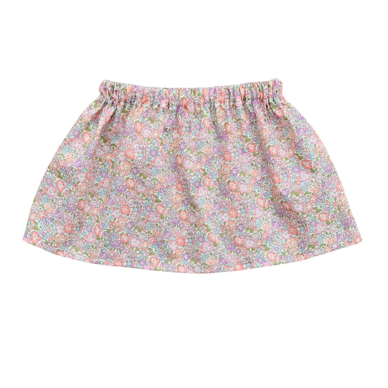 Liberty of London Girls Elasticated Skirt - Michelle pink