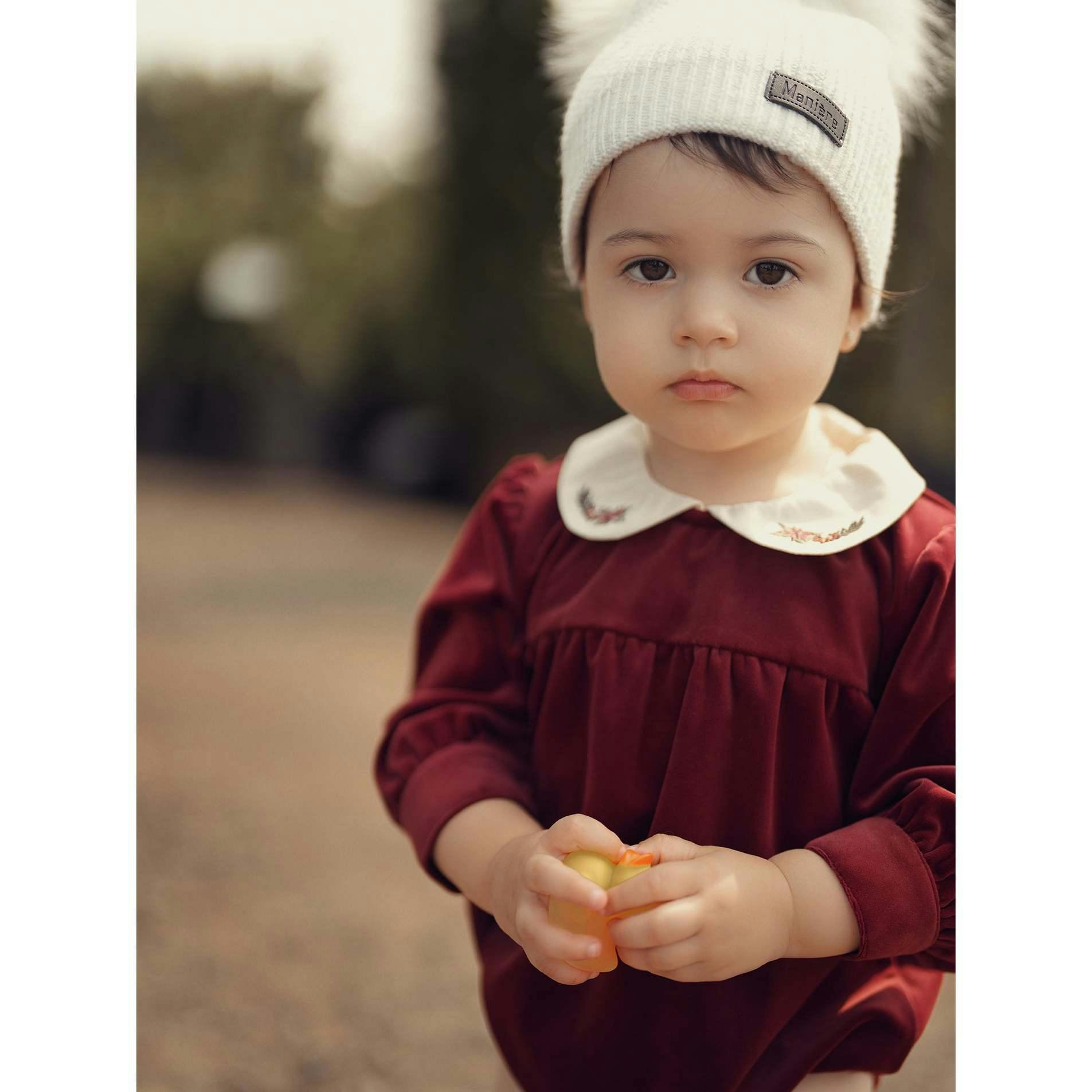 Velvet Butter Peter Pan Collar Long Sleeve Romper