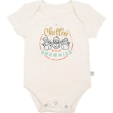 graphic bodysuit | chillin with my snowmies