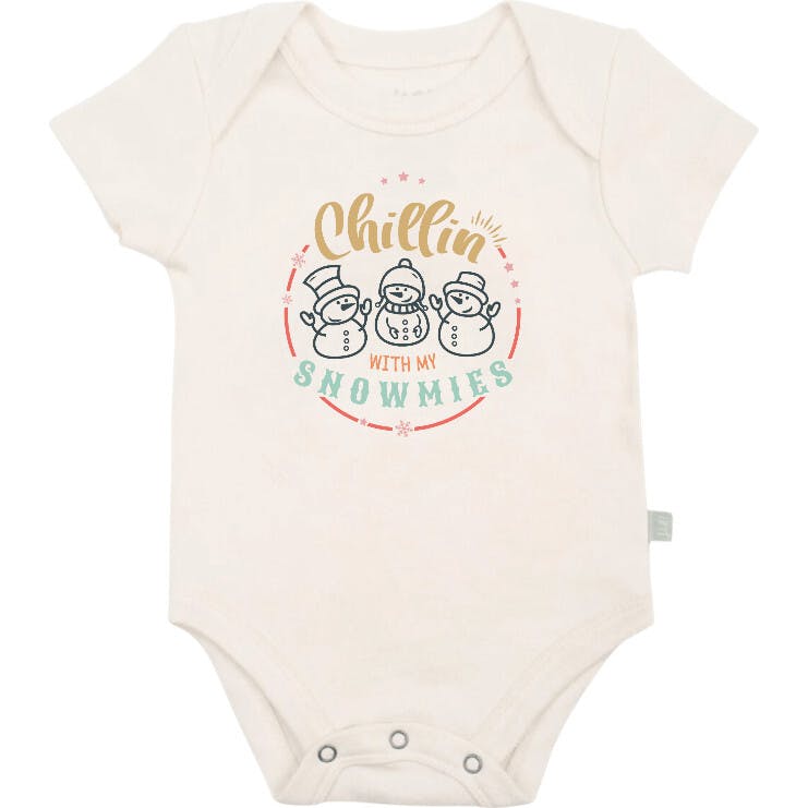 graphic bodysuit | chillin with my snowmies
