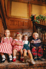 Baby Hawthorn Romper in Candy Cane Stripe