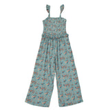 Tank Smocked Jumpsuit Evelyn Vine Floral