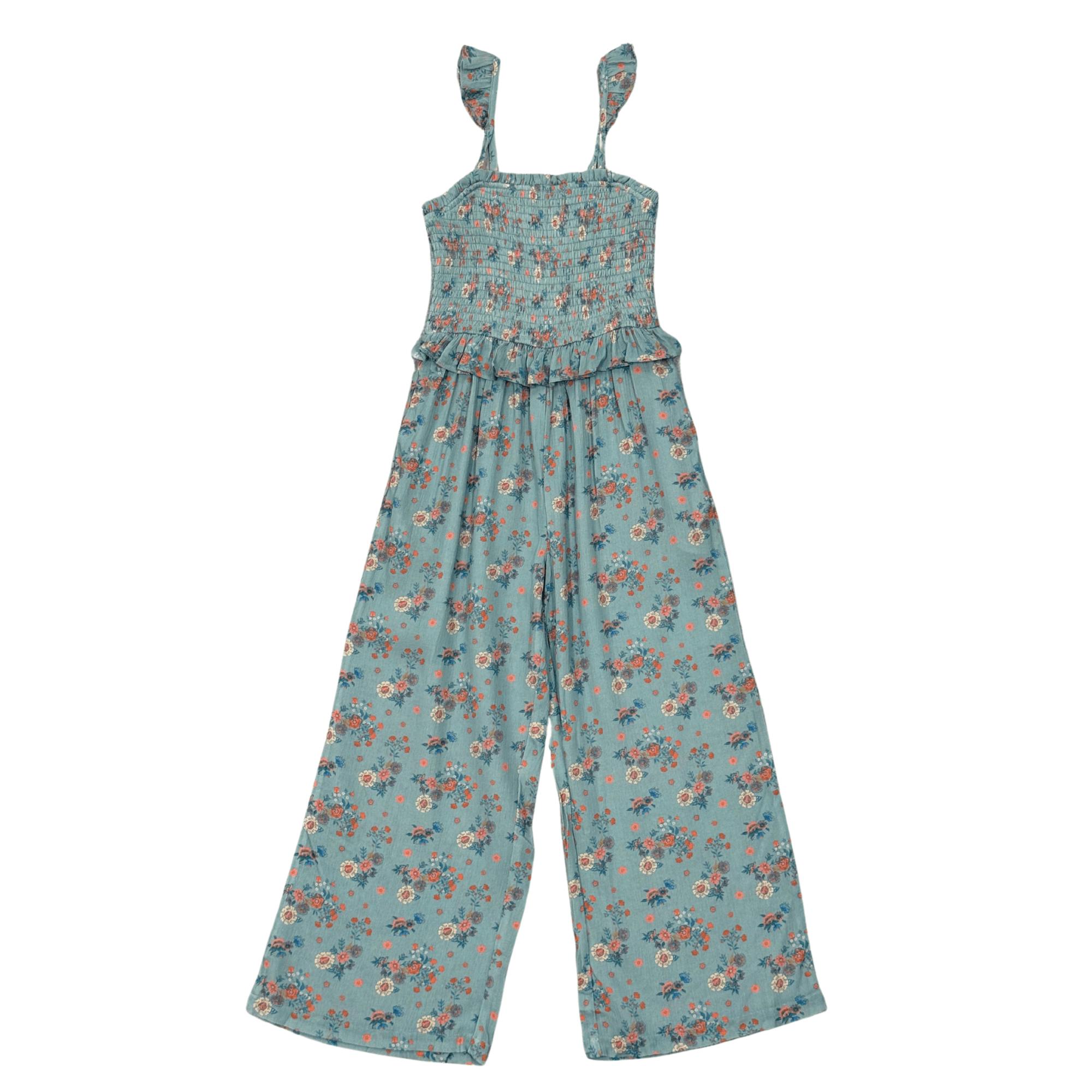 Tank Smocked Jumpsuit Evelyn Vine Floral