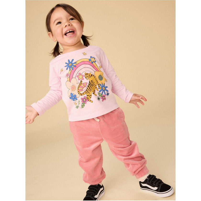 Easy Fit Very Velour Joggers, Coral