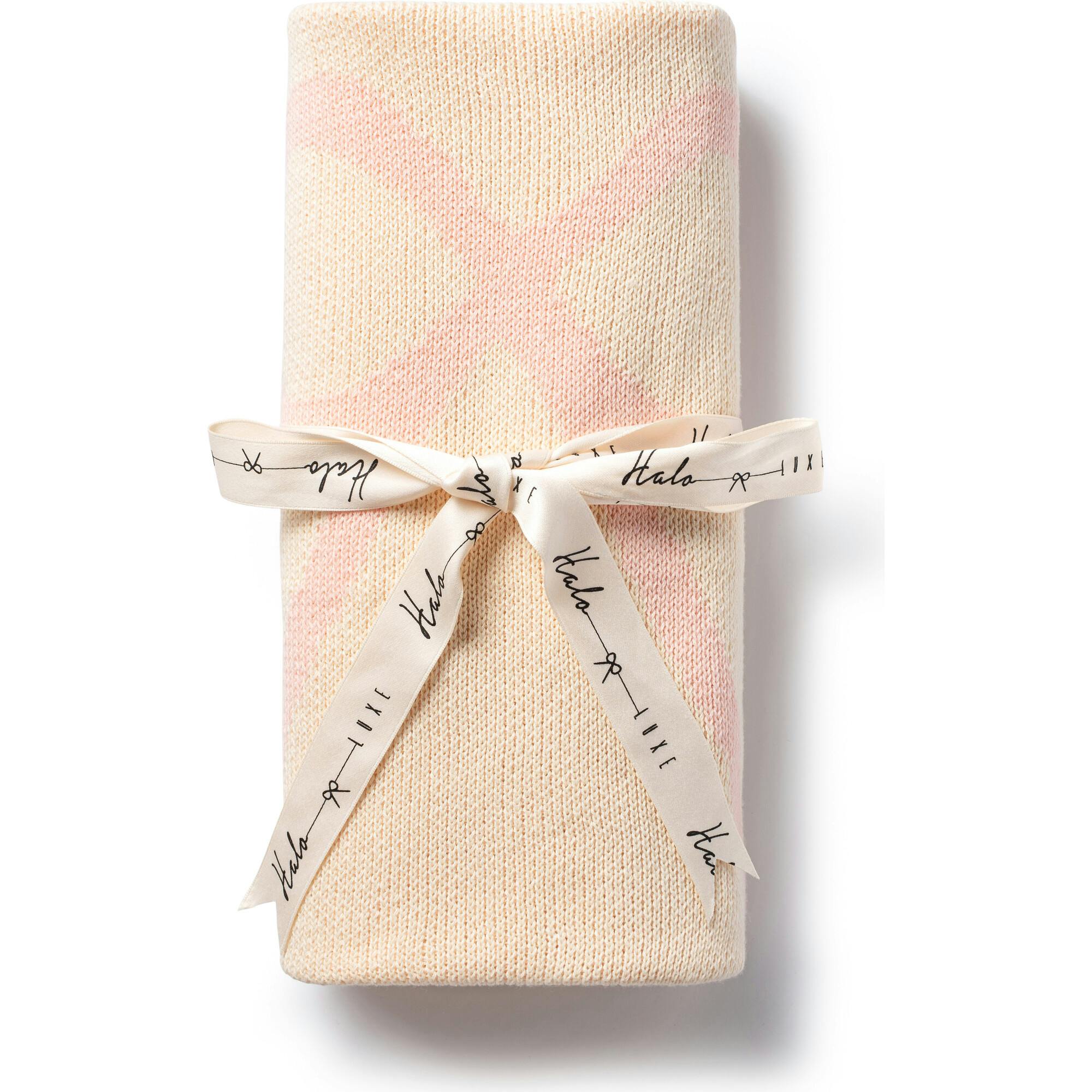 Bow Logo Knit Baby Blanket