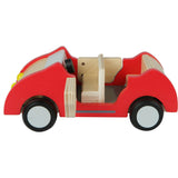 Wooden Dollhouse Family Car in Red
