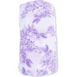 Lilac Floral - Swaddle Blanket