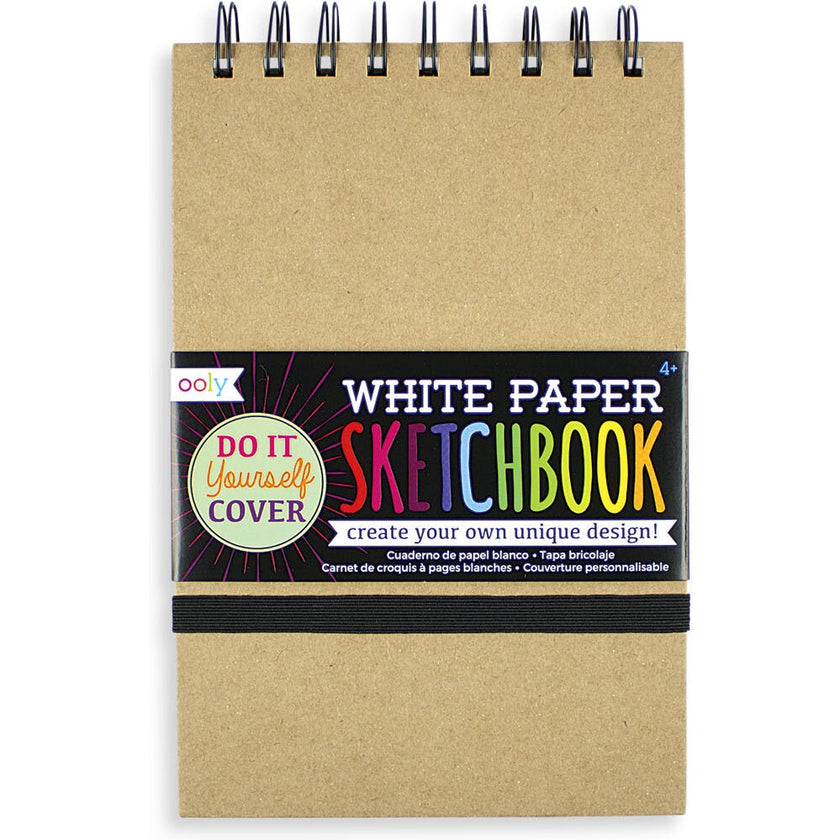 White DIY Cover Sketchbook