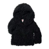 Appaman Kids Black Cleo Faux Fur Coat