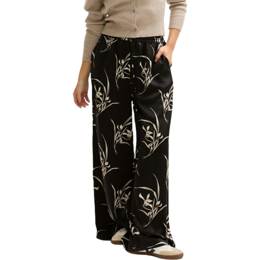 Lillibet Wide Leg Large Floral Print Trouser