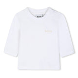 Beige Logo Baby Hoodie Set
