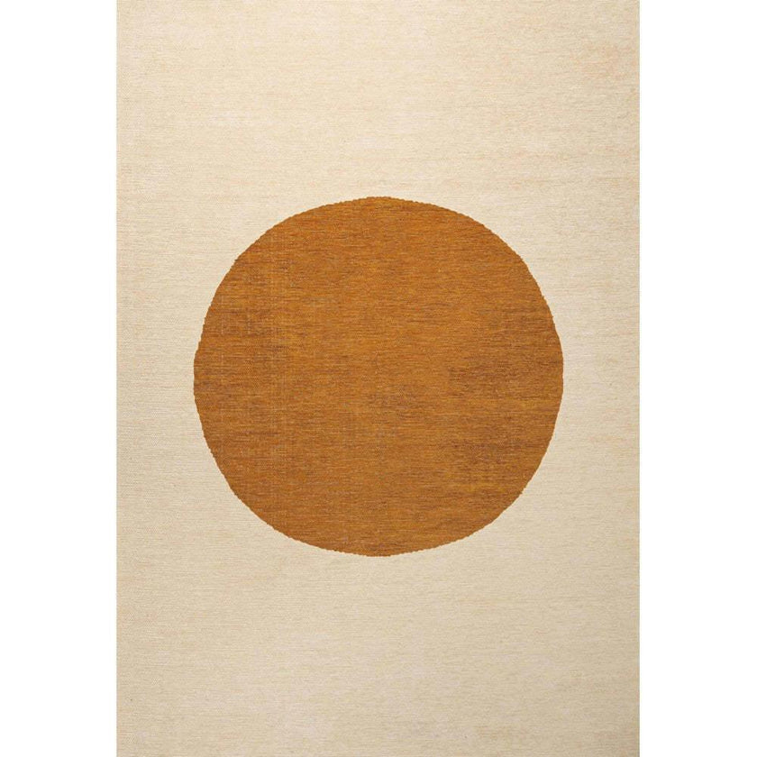 Cirkel Minimalist Geometric Dot Machine-washable Area Rug