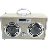 Bluetooth Fm Radio W LED Speakers