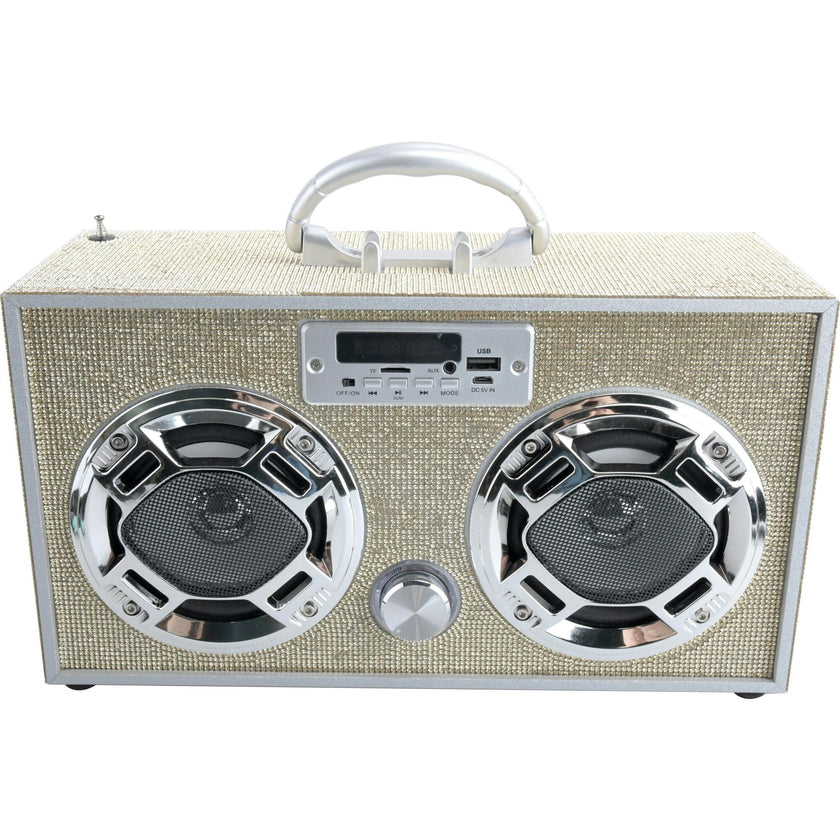 Bluetooth Fm Radio W LED Speakers