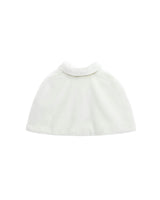 Ivory Faux Fur Cape