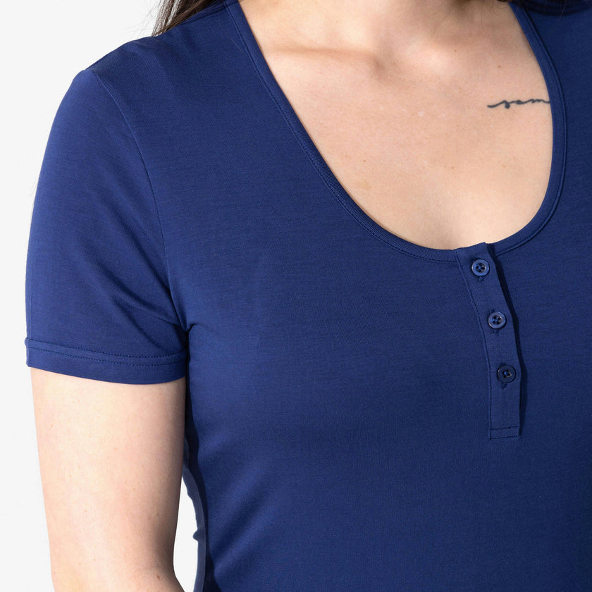 Starry Night Blue Bamboo Women's Nightgown