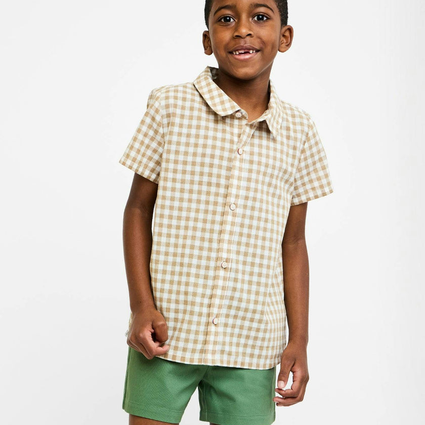 Jack Lee Shirt, Camel Check